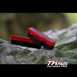 Brake pads for trial bike - developed for wet conditions